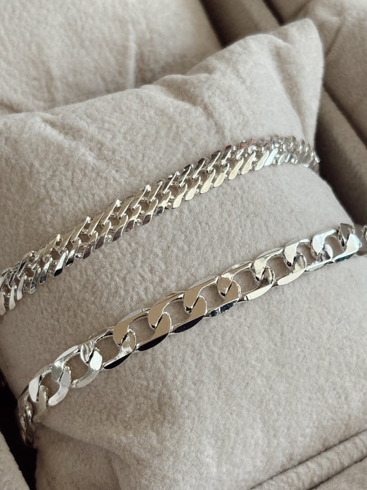 Pulseras de Plata - Hombre