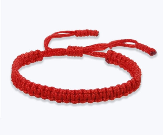 Pulsera roja protección